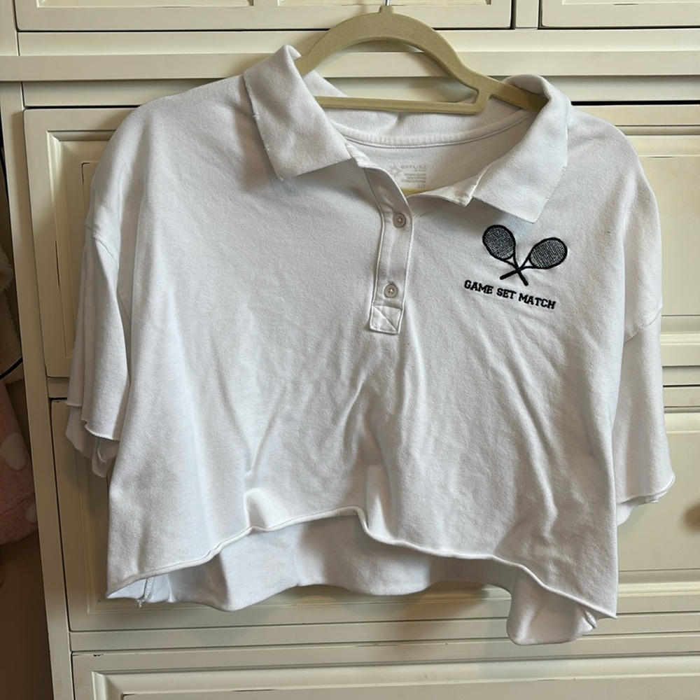 Aerie tennis shirt